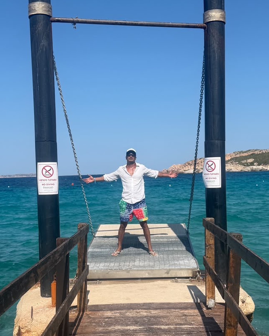 Ronojay Nag outdoors beside the sea